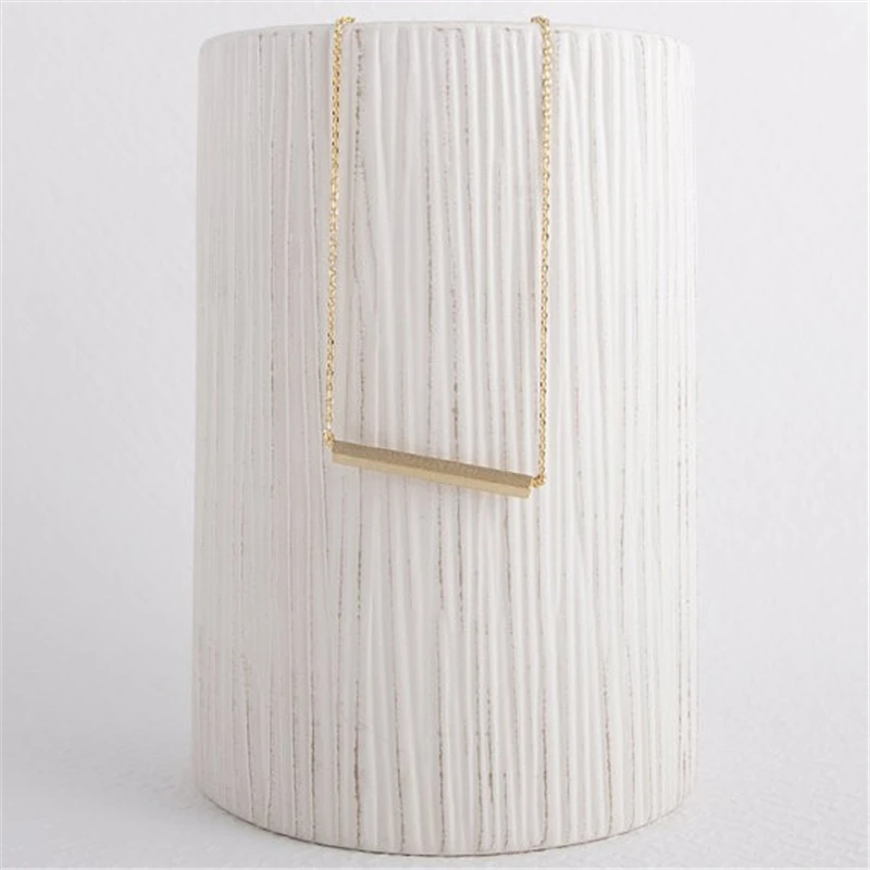 

Fashion rectangular pattern necklace necklaces for women design chain of clavicle