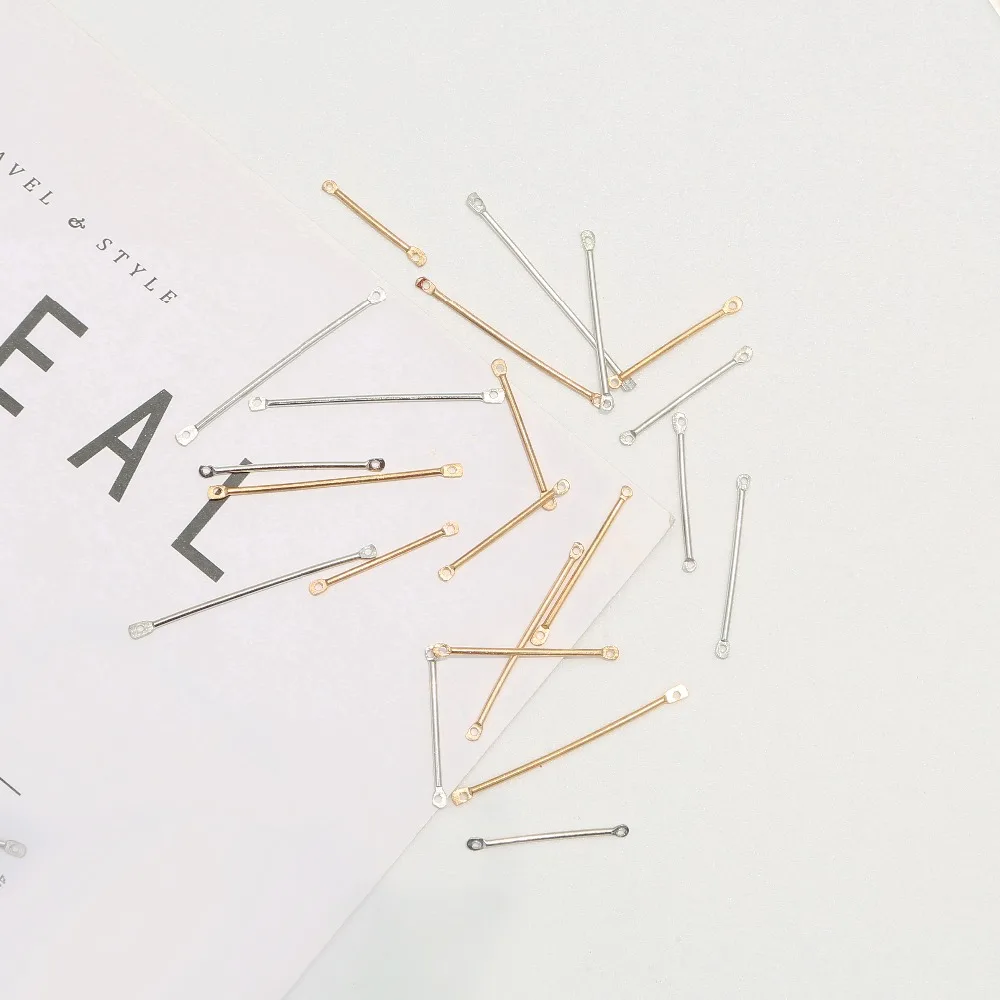 100 шт. шатуны с двумя отверстиями|Ювелирная фурнитура и компоненты| |