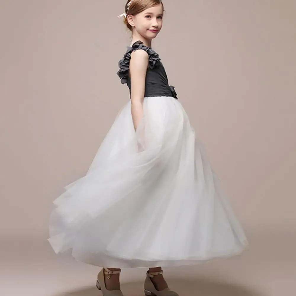 Children's Vestidos Birthday Party Dress Kids Princess Summer Flower Wedding Dresses Girls Ball Tutu Prom | Детская одежда и