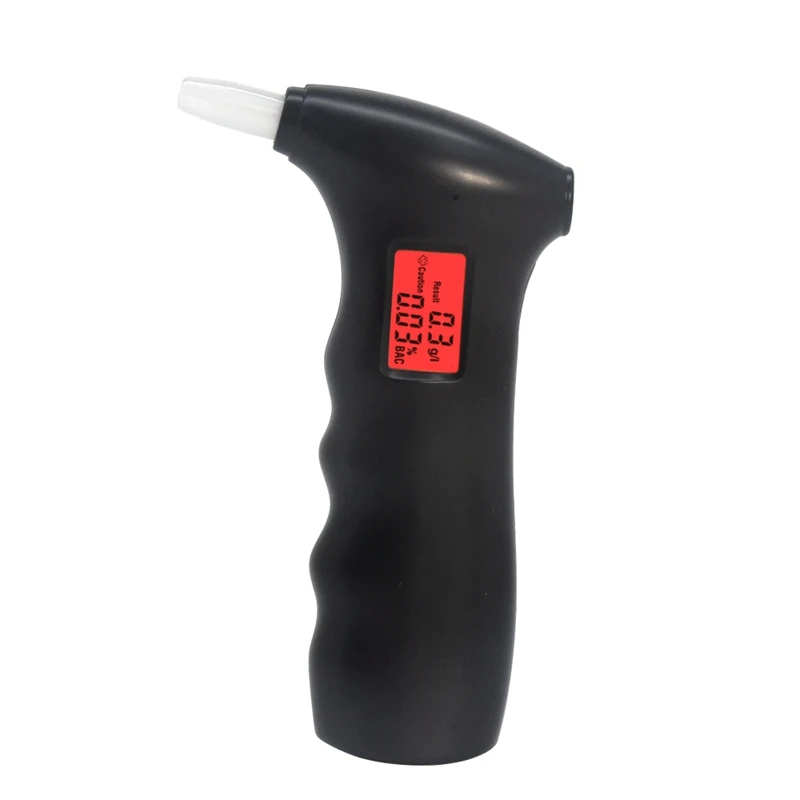 

Professional Alcohol Breath Tester Breathalyzer Analyzer Detector Test Portable LCD Breathalizer Breathalyser Alcohol Gas Device