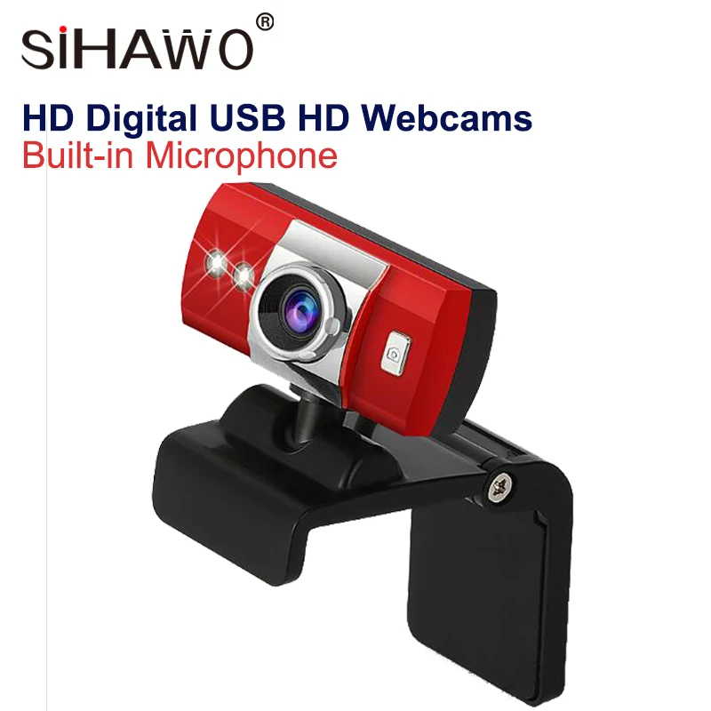 Цифровая веб камера HD PC 80 МП встроенный микрофон впитывающий звук кабель 1 4 м USB2.0