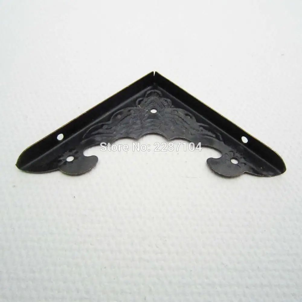 12 шт. декоративная Античная латунная коробка для ювелирных изделий деревянный