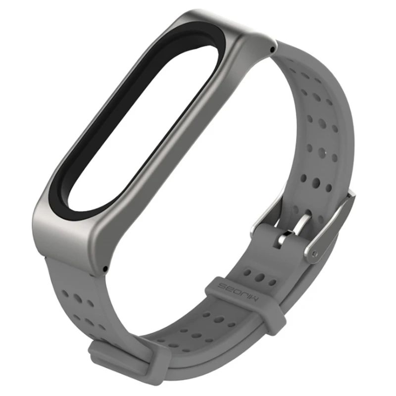Спортивный силиконовый ремешок Miband 3 цветной для miband сменный Браслет аксессуары