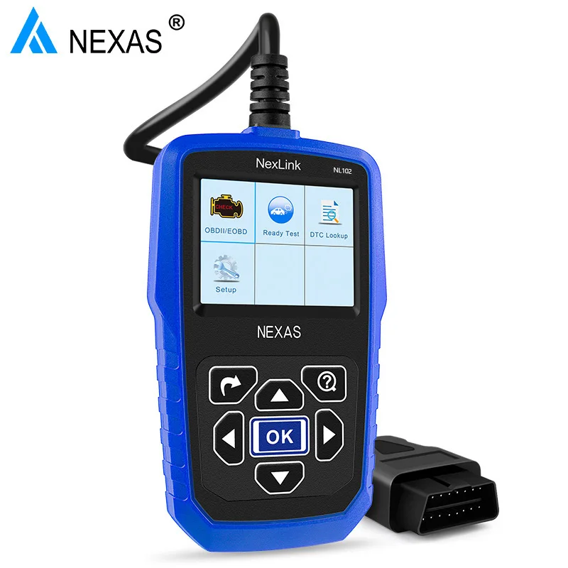 Диагностический сканер NEXAS NL102 OBDII для автомобилей и грузовиков|Диагностические
