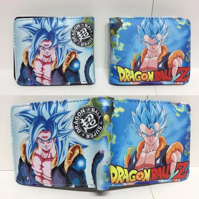 Кошелек с рисунком Dragon Ball Z, кошелек из искусственной кожи с карманом для монет, сумки с держателем для карт для детей, подростков, мужчин и женщин, Короткие Кошельки