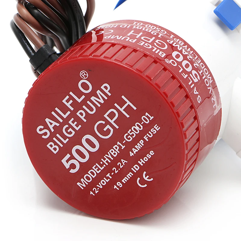 

Bilge Pump 500GPH 12V Non-automatic Marine Electric Submersible Bilge Pump