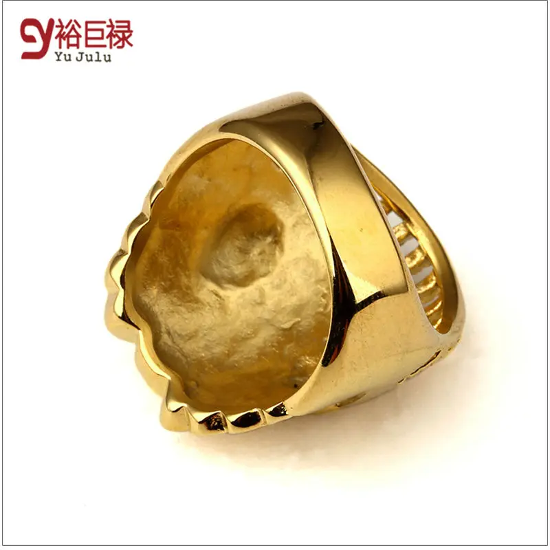 Хип-хоп золотые кольца для мужчин индийский главный лидер крутое кольцо Bague Femme