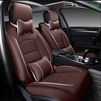front and rear luxury leather car seat cover for seat leon ibiza cordoba toledo marbella terra ronda car styling seat cushion