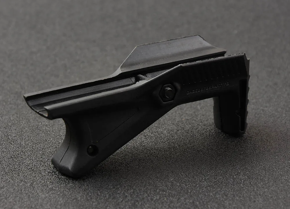 Нейлоновый пластиковый вертикальный передний Foregrip fit 20 мм Пикатинни для AEG - Цвет: BK
