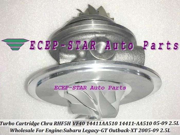 Турбокартридж CHRA Core RHF5H VF40 VC430083 14411 AA510 14411AA510 для SUBARU Outback XT Legacy GT 2005 09 2.5L|turbo cartridge|turbo