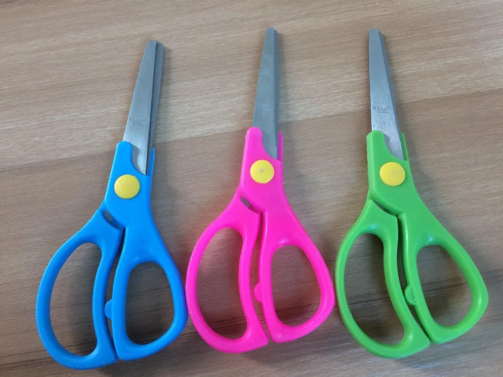 Прямая поставка с фабрики ручные ножницы из нержавеющей стали для детей и