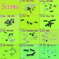 for ndsl sets for sony ps3 ps2 ps4 controller philips head replacement screw set scre for psp1000 full screws w lr spring nuts