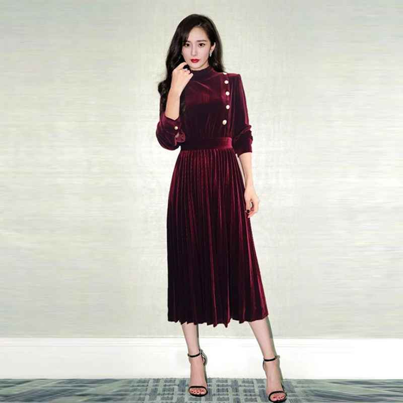 Высокое качество Новые Модные 2019 Дизайнер взлетно посадочной полосы платье