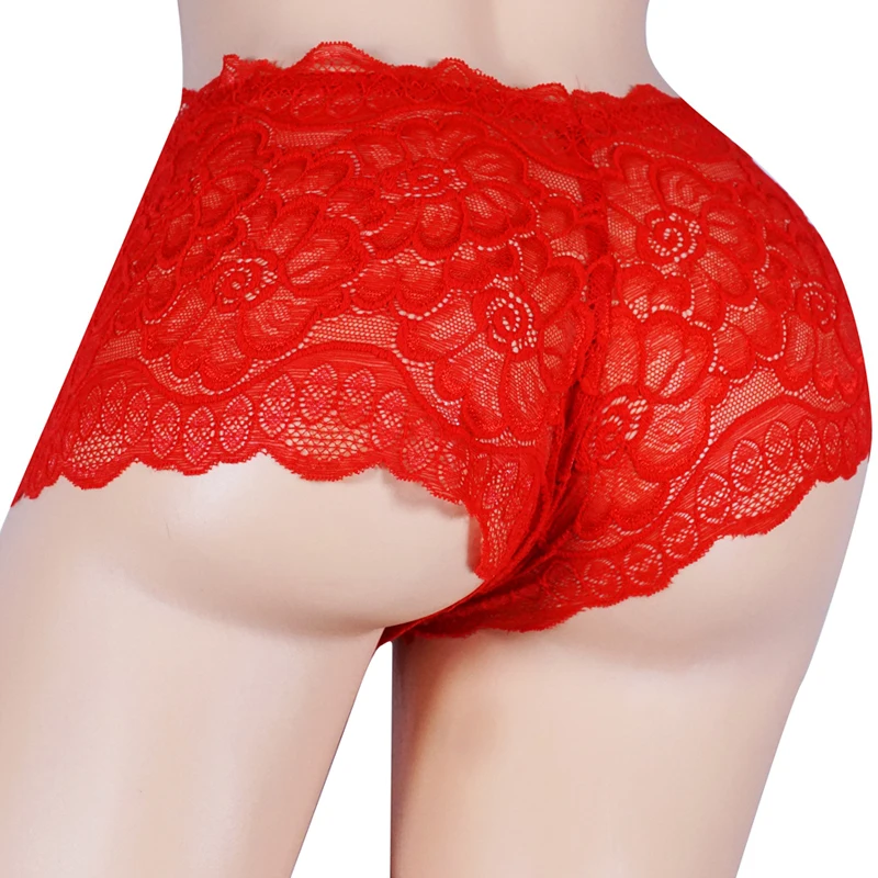 Трусы боксеры мужские прозрачные кружевные трусы Эротическое нижнее белье для