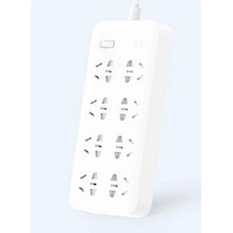 Xiaomi Mijia блок питания 3 6 8 портов штепсельная розетка включение/выключение питания 2500 Вт 10 А защита от перегрузки для офиса дома mihome - Цвет: 8 bit