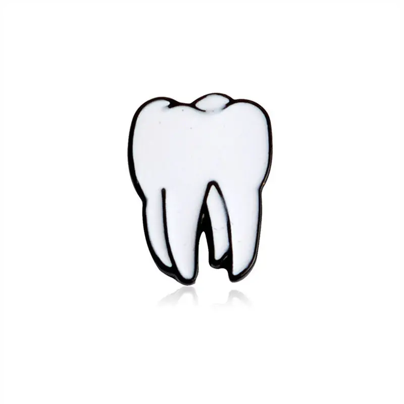 Женская брошь в форме сердца Jun Teeth Eyes миндалины Европа США Япония и Южная Корея 2019