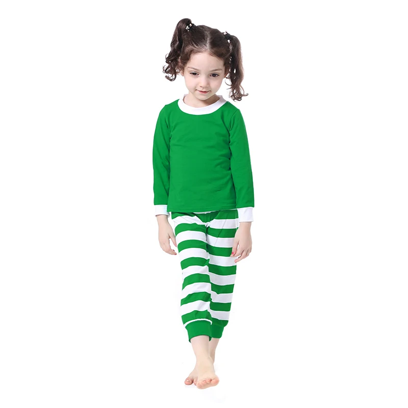 Kaiya Angel/рождественские пижамы изысканные наряды одежда для малышей в зеленую