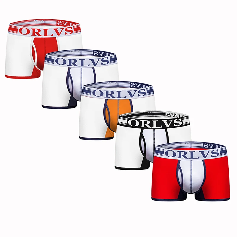 ORLVS боксеры мужское нижнее белье cueca masculina boxershorts мужские сексуальные calzoncillos