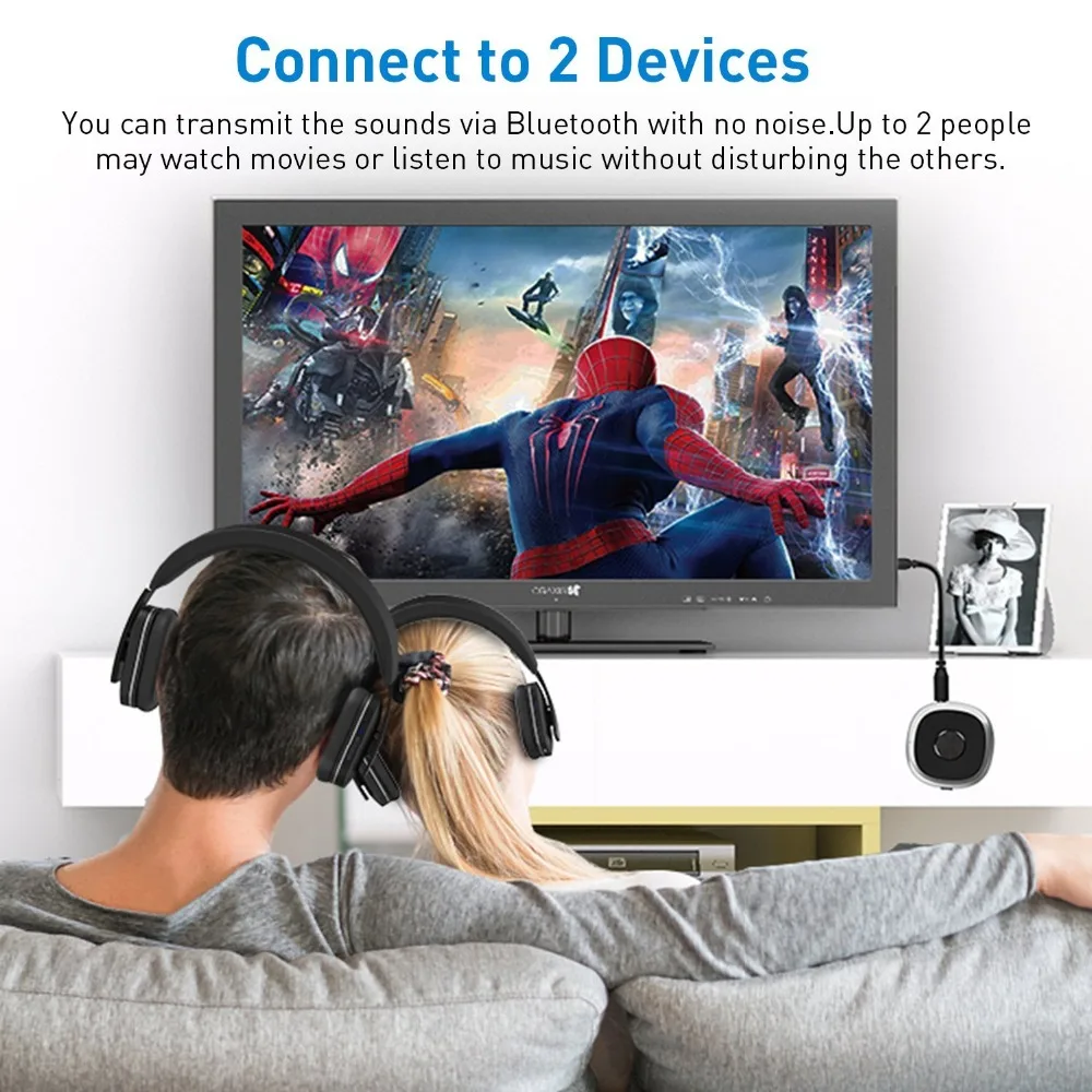 Bluetooth 5,0 aptx HD адаптер для наушников с низкой задержкой беспроводной передатчик приемник Aux 3,5 мм RCA музыкальный ТВ аудио адаптер с зажимом