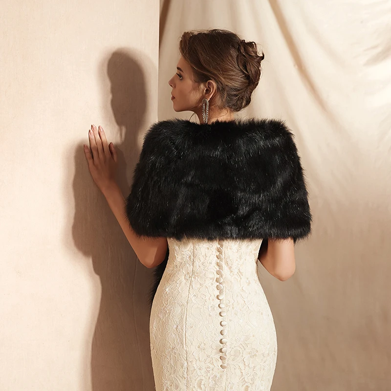 Женское свадебное болеро Forevergracedress элегантное мягкое пальто из искусственного