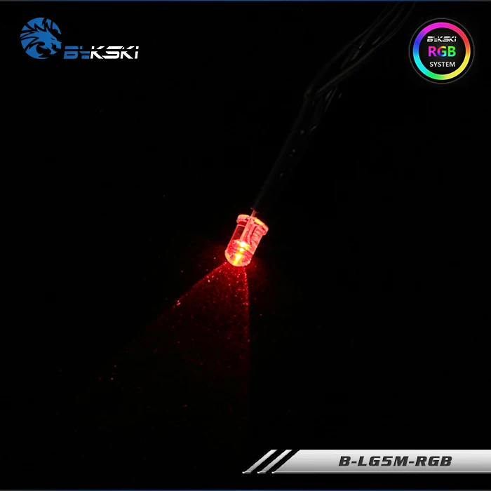 Bykski 12В RGB система освещения 4pin водяное охлаждение LED красный зеленый белый синий 4