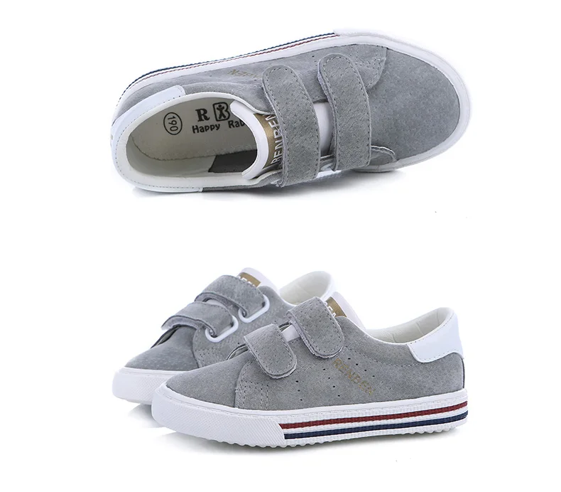 Kids shoes boys pigskin leather child spring autumn new boys girls shoes children casual shoes students running shoes