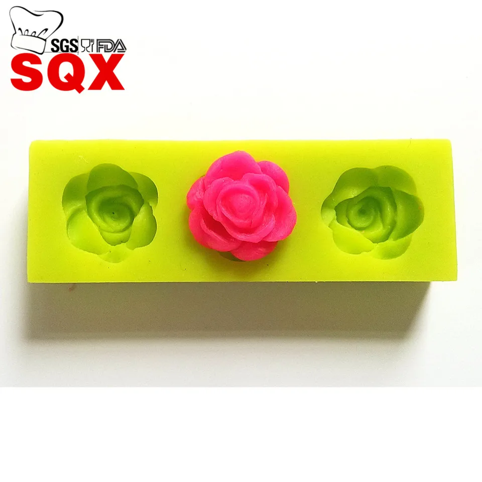 Акриловый полимерный цветок силиконовая форма формы для помадки украшение торта