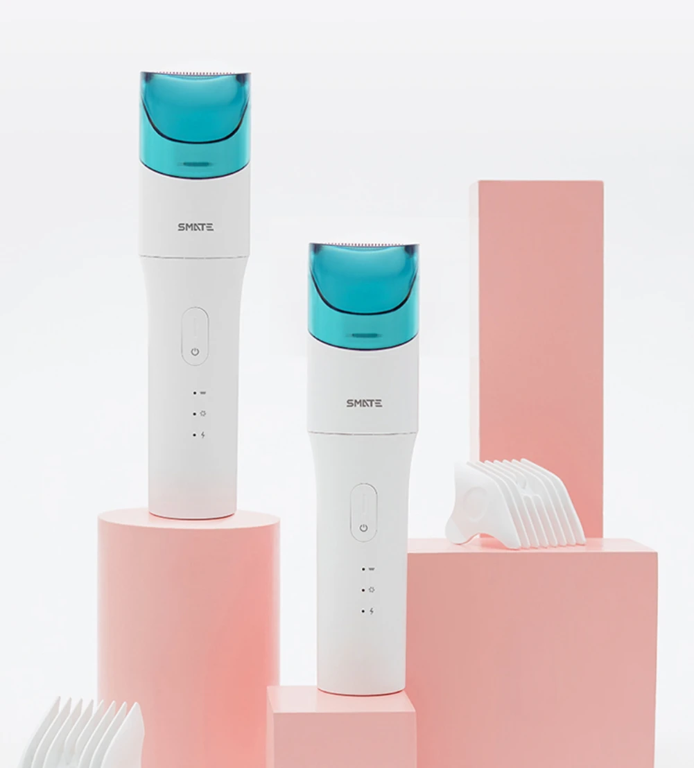 Xiaomi SMATE Детские электрическая машинка для стрижки волос, USB Водонепроницаемый стрижки Машинка для стрижки Перезаряжаемые ультра-тихий Автоматическая машинка для стрижки волос для детей