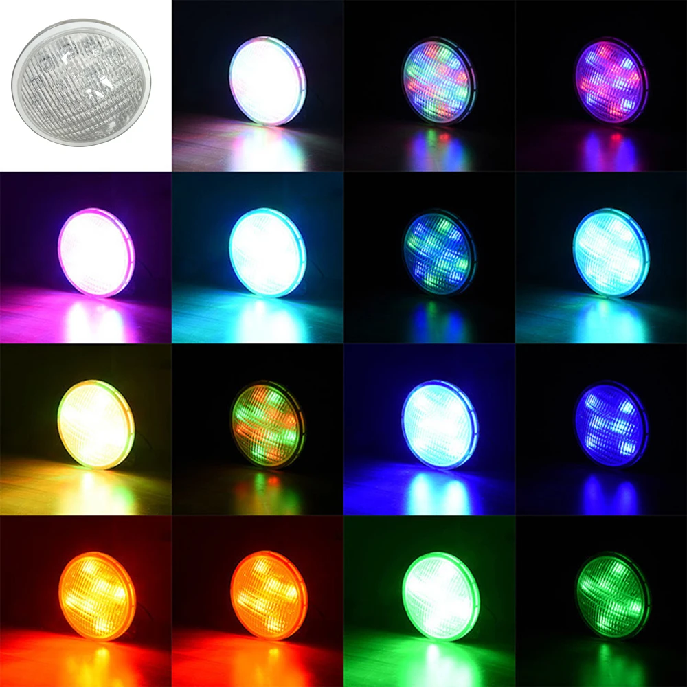 54 Вт RGB Led плавательный бассейн свет IP68 Водонепроницаемый непроницаемый piscina luzes