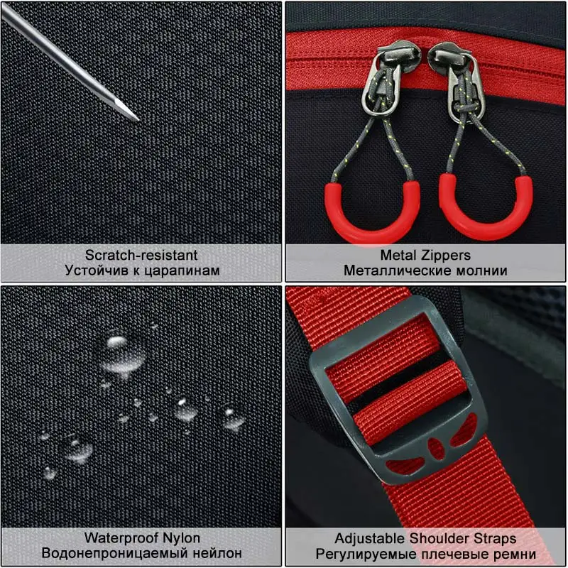 Походный рюкзак 50L рюкзаки водонепроницаемый для мужчин походный спортивная