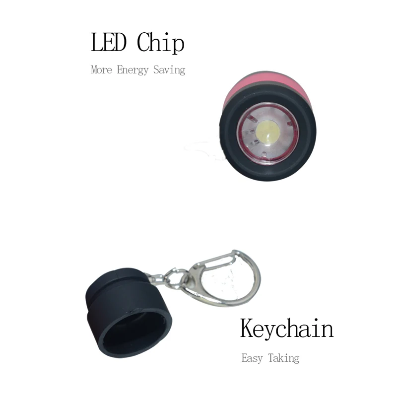 Мини брелок карманный светодиодный фонарик USB Перезаряжаемый фонарь лампа