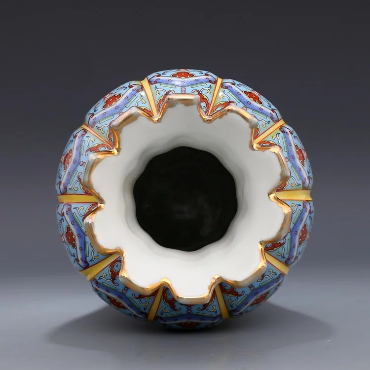 Креативная антикварная китайская Классическая керамическая ваза для дома офиса