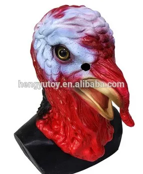 

Chicken Rooster Chin Nose Mouth Bird Animal Costume turkey Mask