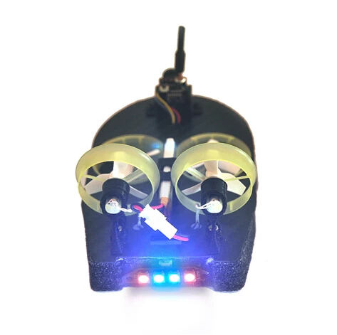 Миниатюрный whoover TW65 FPV гоночный автомобиль на воздушной подушке, дрифт грузовик, интегрированный с Frsky приемником OSD светодиодный Радиоуправляемый квадрокоптер