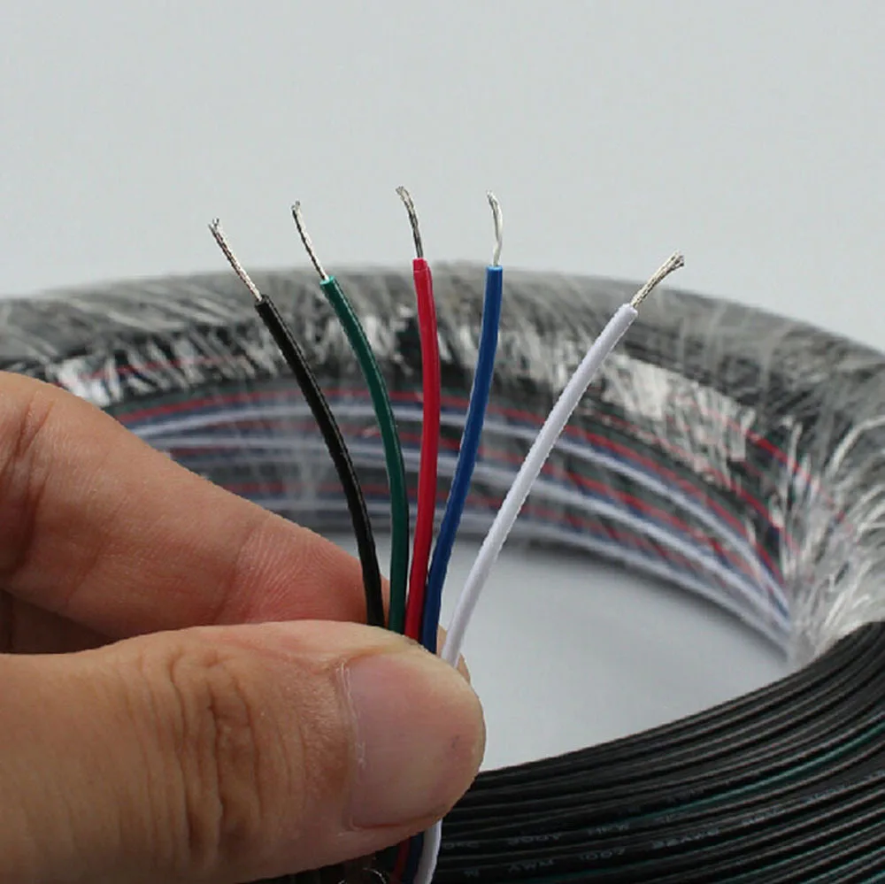 Rgb-светодиодная лента соединительный кабель 3pin 4pin 5pin удлинитель для RGB rgbw Ws2801 Ws2812b