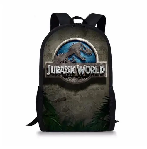 Школьный рюкзак с динозавром для мальчиков и мужчин комплект из 3 предметов 3D