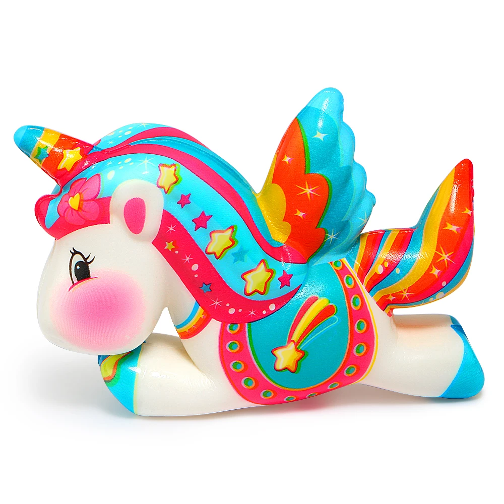 Unicorn 11cm 2 Jumbo Squishy антистресс развлечения сквиши Животные Олень Единорог для детей для снятия стресса у взрослых антистрессовые игрушки - Цвет: Unicorn 11cm 2
