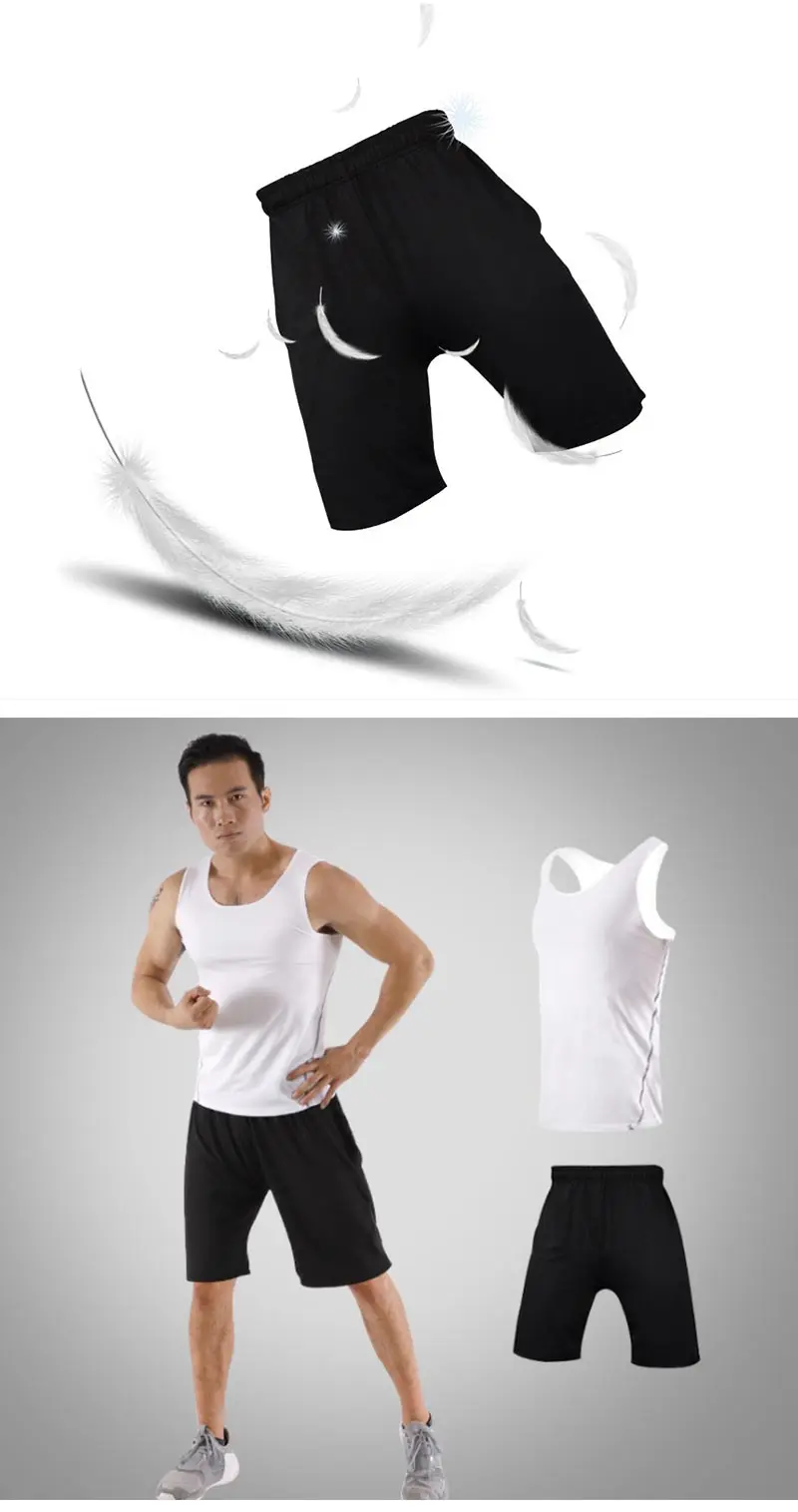 Kakaforsa Compression Men Sport Suits Quick Dry Running sets Clothes Sports Joggers Training Gym Fitness Tracksuits Running Set