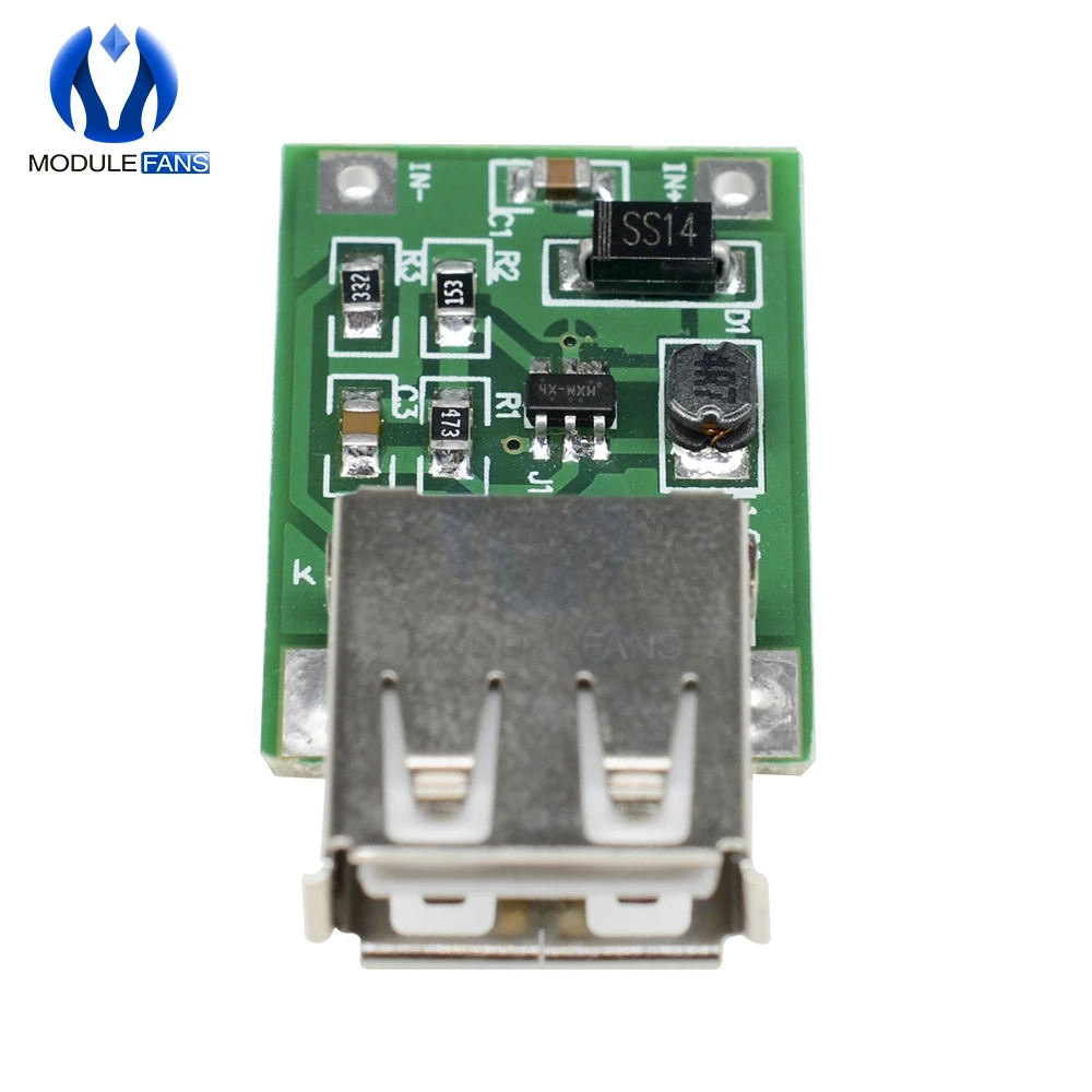 5 шт. DC 0 9 V 5V 600MA повышающий усилитель USB мобильного Питание зарядная Модульная