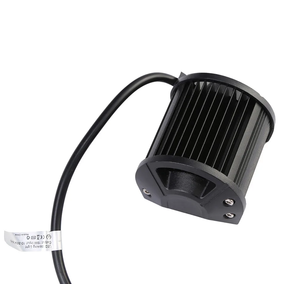 18W Spotlight IP65 4 Inch LED Work Light Bar For Indicators Motorcycle Offroad Boat Car Tractor Truck SUV 12V 30V|light spotlights|led spotlights for