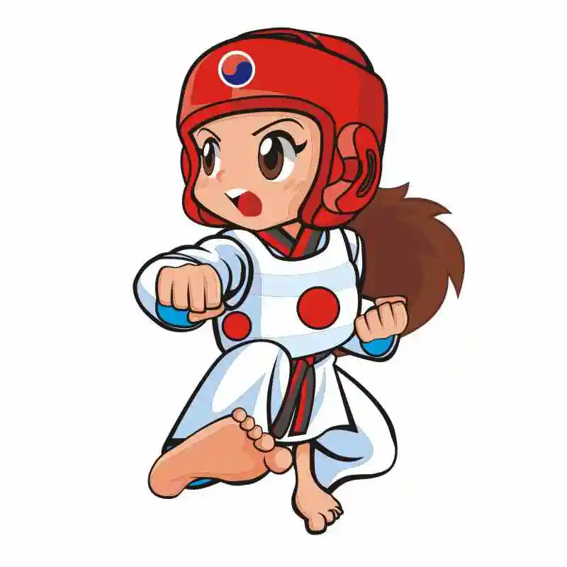 Taekwondo Boxing Club Judo Karate Sticker Kick Boxer Play Car Decal Free Combat Posters Vinyl Striker Wall Decals Decor | Дом и сад