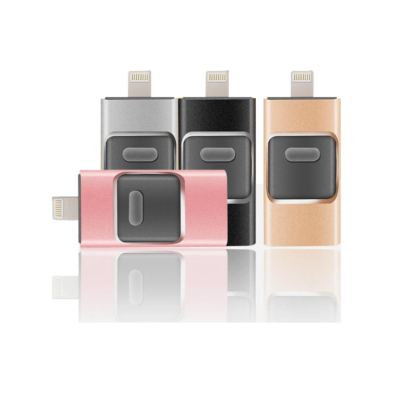 Kimsnot USB Flash Drive OTG Mini Pen Drives 128 ГБ 64 32 Г 16 8 Для iPhone 7 6 5 6s плюс/iPad/iPod HD Memory Stick Android|hd memory