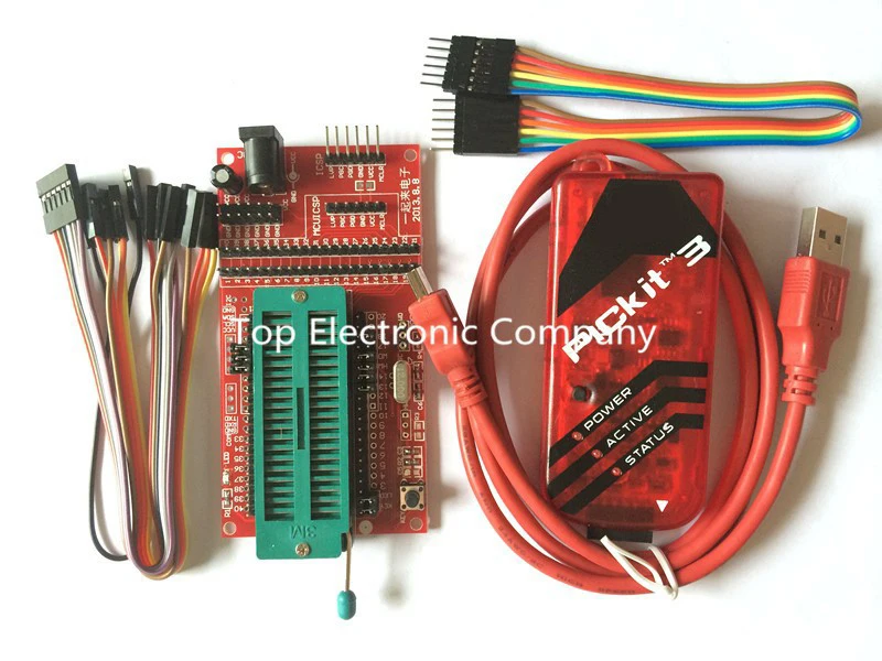 Pickit3 Программирование/Эмулятор + микроконтроллер PIC/минимальная системная