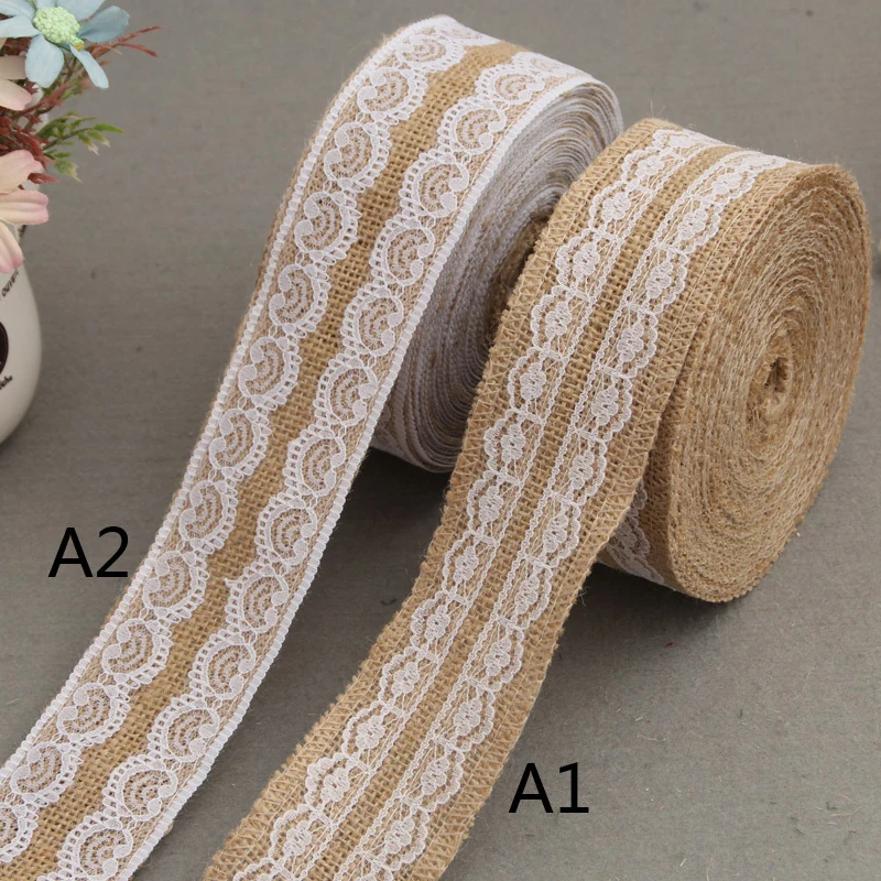 2 рулона стандартная кружевная ткань для рукоделия шитья высота 5 см 1 м/рулон | Дом
