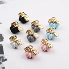 10 шт.лот 3D Подвески в виде тыквы на Хэллоуин, модные ювелирные изделия, серьги, сделай сам, подвески