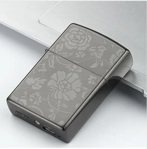 Креативные USB ветрозащитные зажигалки классический металлический штамп зарядка дуга импульсный электронный прикуриватель табачный дым зажигалка