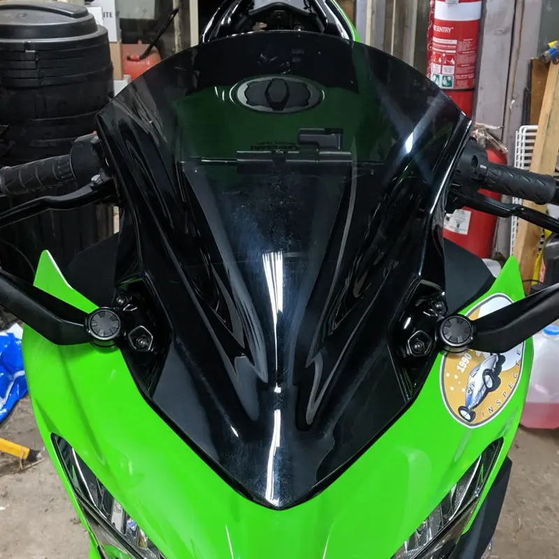 Для Kawasaki Ninja 400- мотоцикл Высокое качество PC пластик лобовое стекло дефлекторы ветра с кронштейном