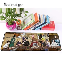 mairuige high quality hot selling anime nartuo mousepad anti slip mouse pad computer table mat computer peripherals for cs go