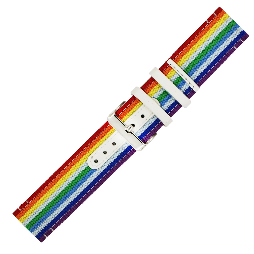 Ремешок брезентовый для мужских и женских наручных часов нейлоновый браслет с