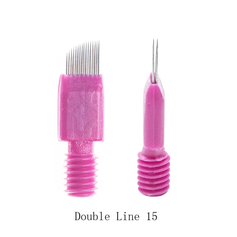 Полуперманентный макияж бровей туман микроблейдинг иглы затенение винт в